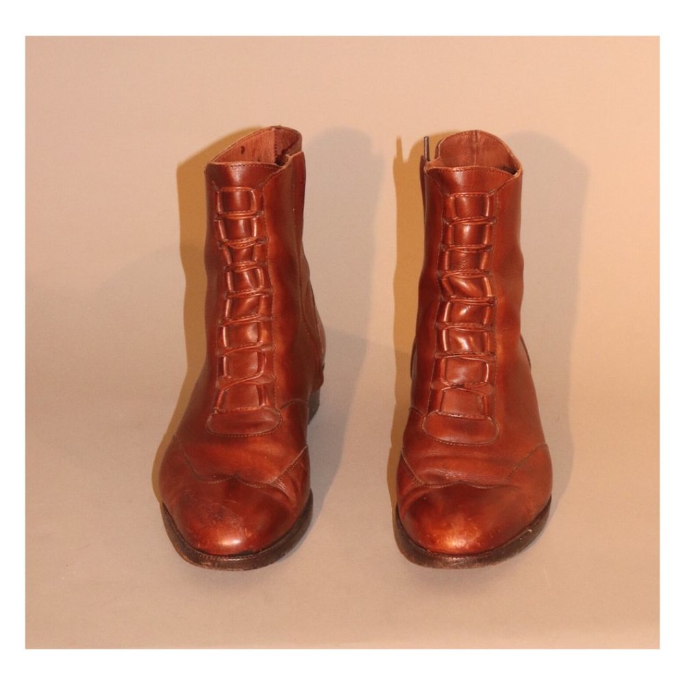 Cole Haan Brown Leather Lace Up Boots Size7.5